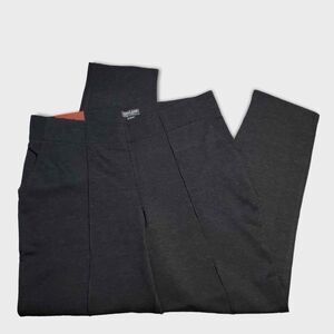 New Mid rise Comfort Ankle length Pant Balck Heather Medium| Kirkland Signature™